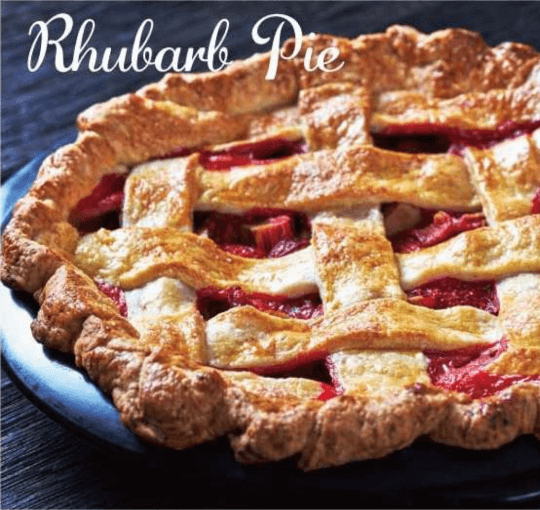 ルバーブのパイ